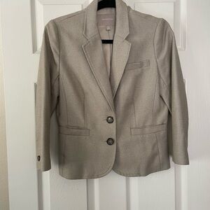 Banana Republic Women's Gold Two Button Blazer